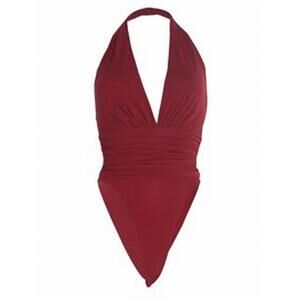 NEW ALEXANDRE VAUTHIER women's bodysuit in burgundy